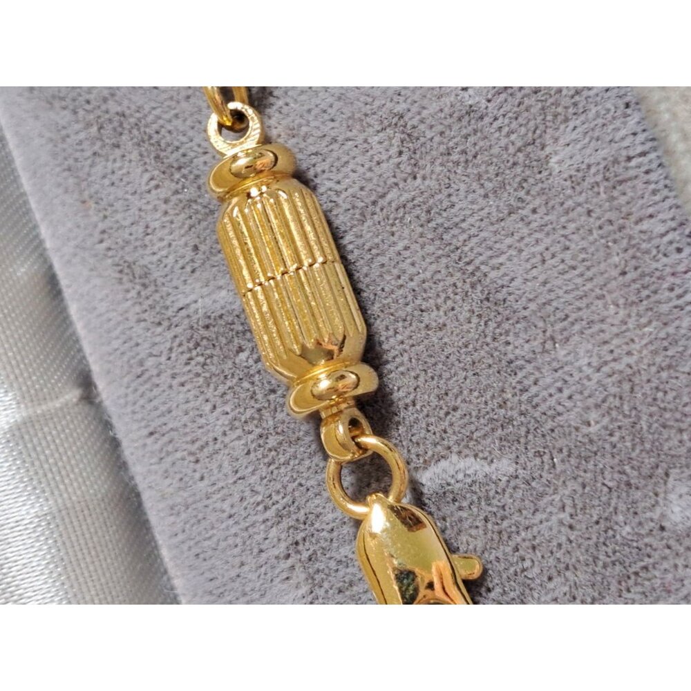 Vintage Trifari Bold Rope Chain Link Goldtone Necklace Women's - Picture 4 of 10